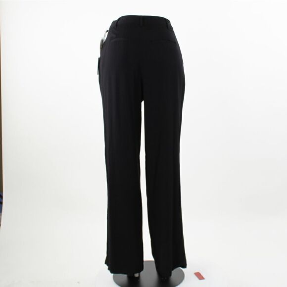 1.STATE Pleated Trousers in Rich Black - Picture 3 of 5